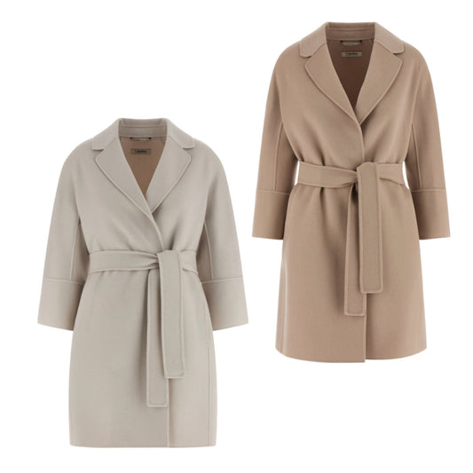 ＜S MAX MARA ＞ヴァージンウール ダブルフェイス コート　ARONA