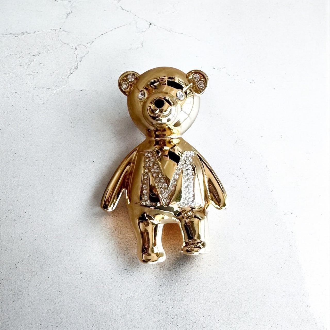 ＜MAX MARA ＞テディブローチ SHINY