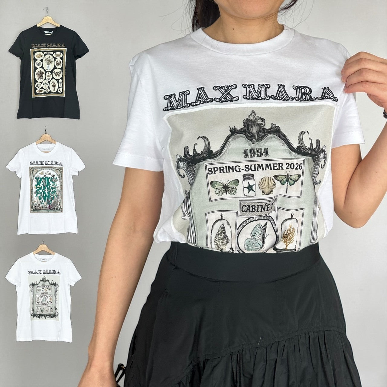 ＜MAX MARA ＞ピュア コットン Tシャツ PADINO