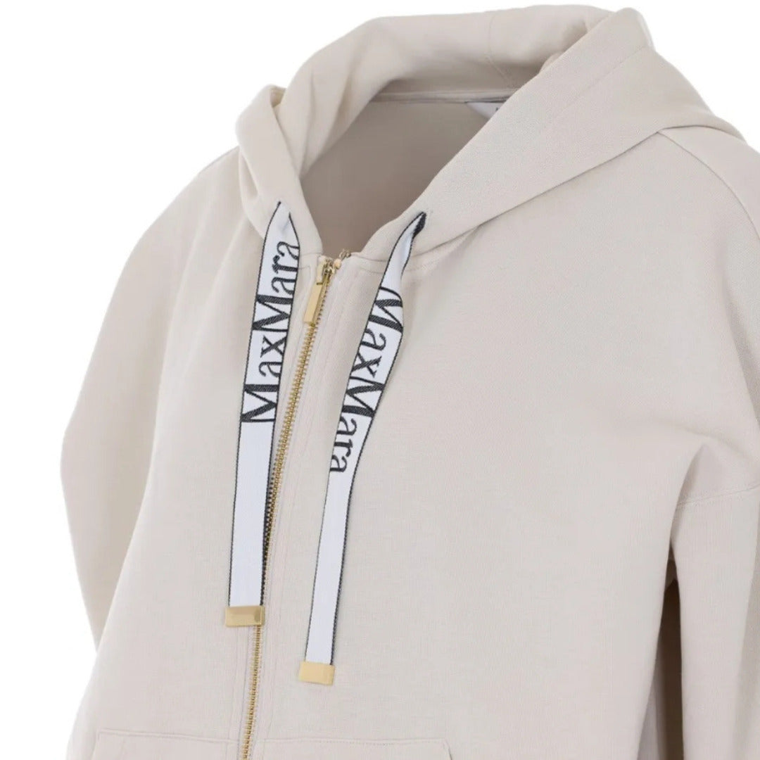 ＜S MAX MARA ＞ コットン ジャージー フーディ SMMJOUR