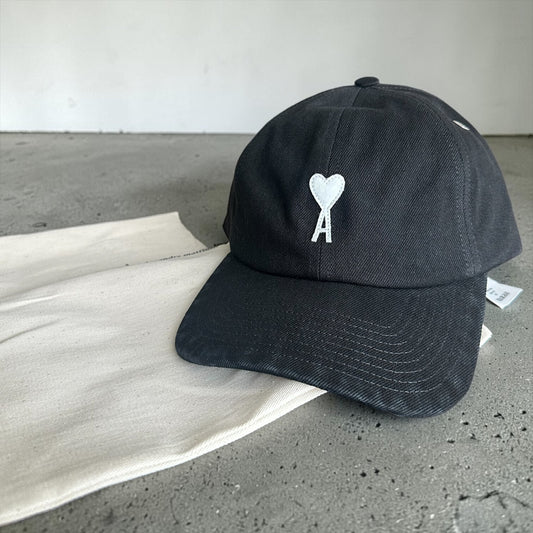 ＜AMI PARIS＞ コットン Ami De Coeur キャップ
