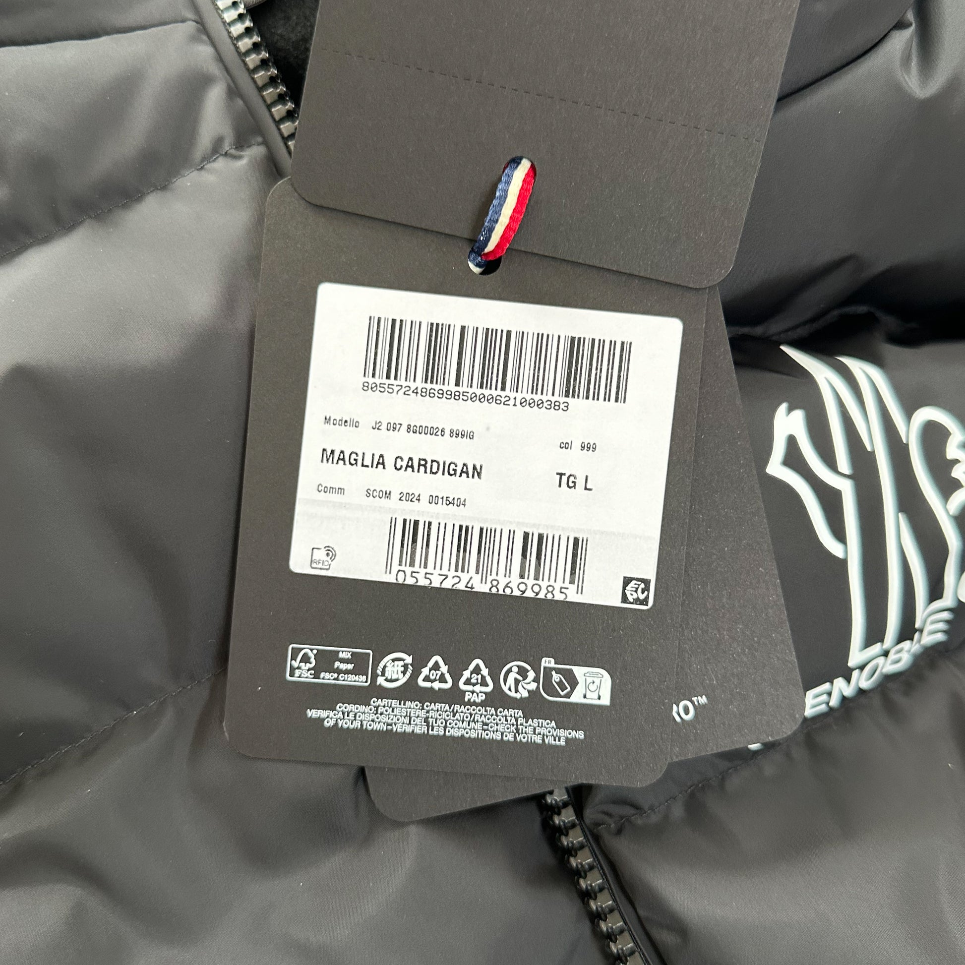 ＜MONCLER GRENOBLE ＞パディング入りジップアップパーカー