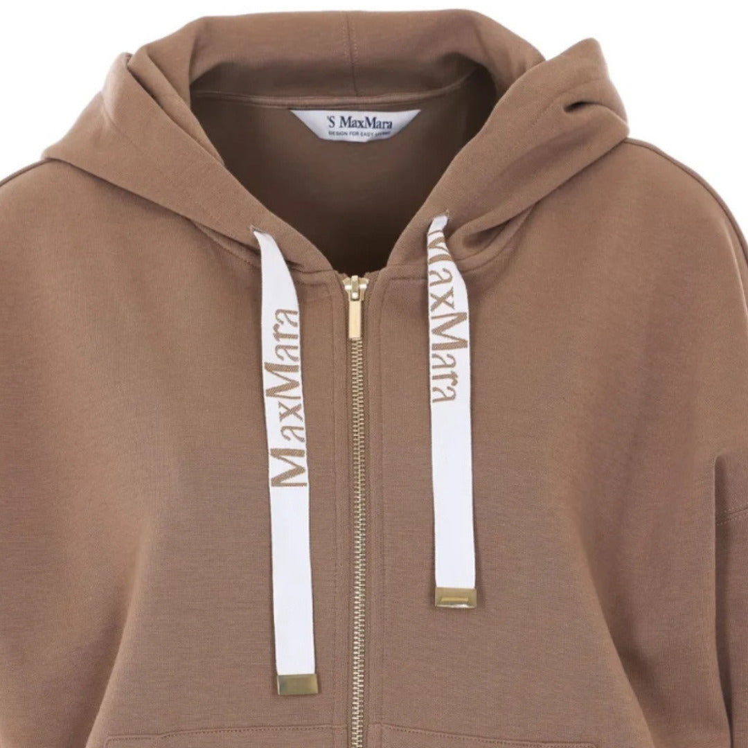 ＜S MAX MARA ＞ コットン ジャージー フーディ SMMJOUR