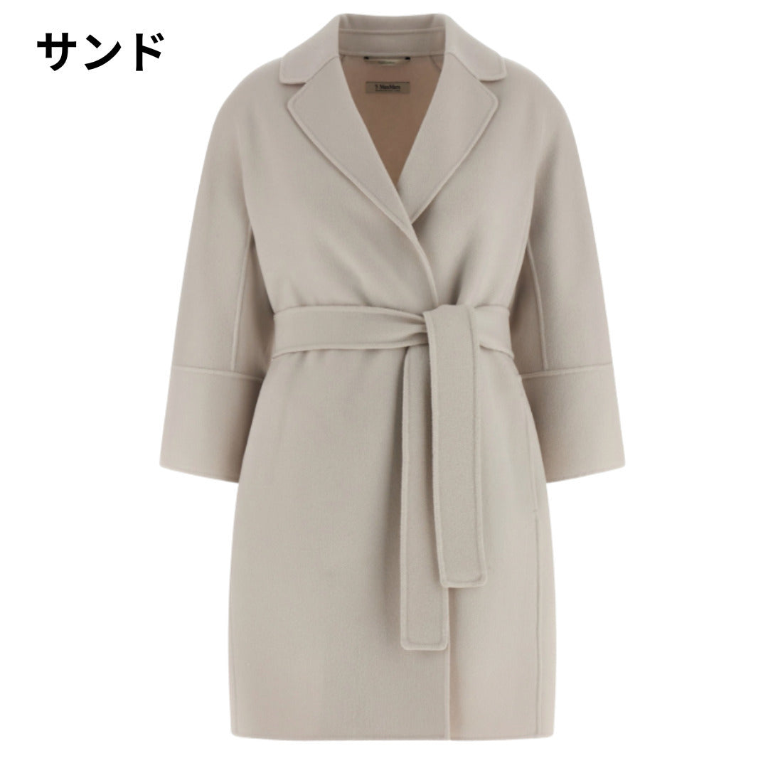 ＜S MAX MARA ＞ヴァージンウール ダブルフェイス コート　ARONA