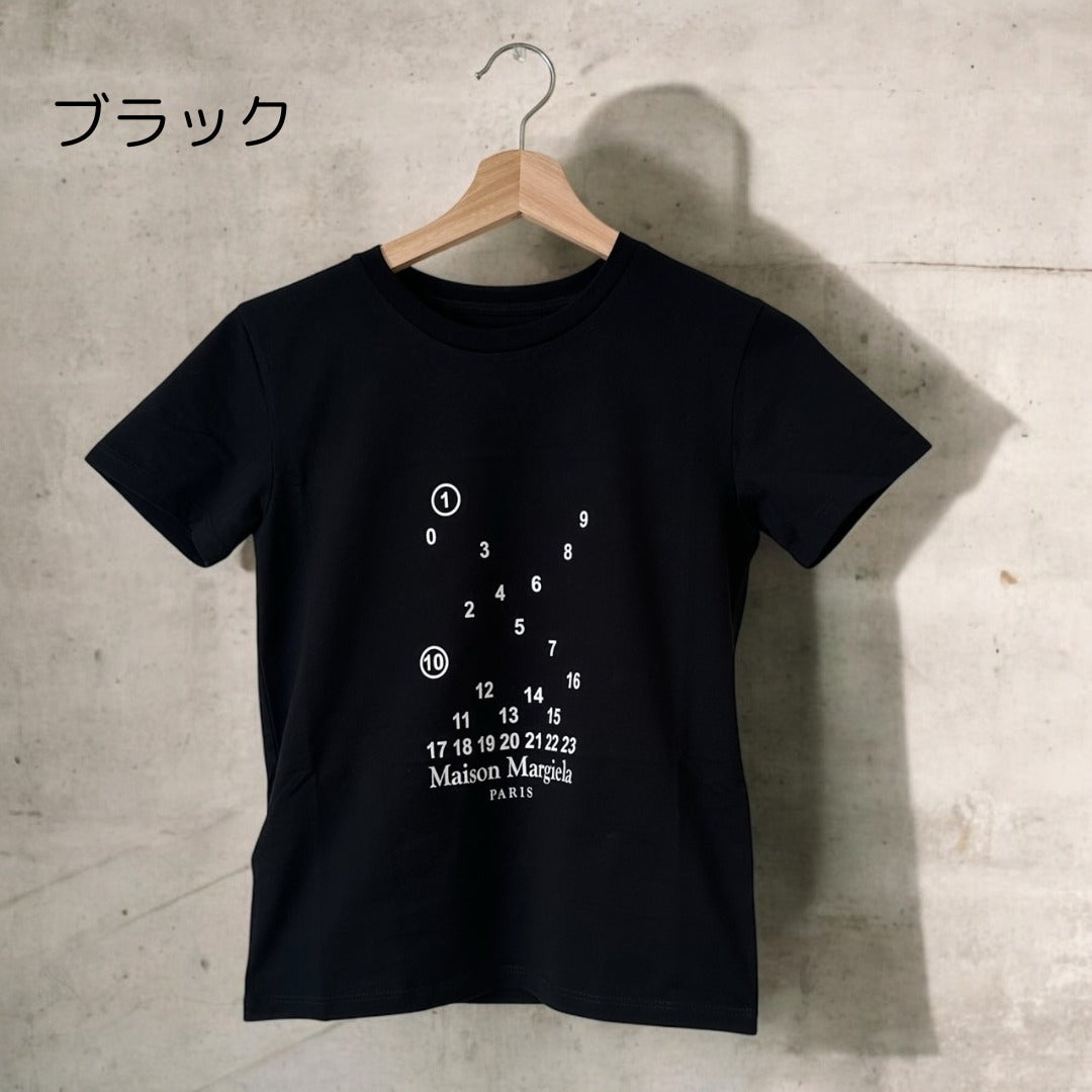 ＜Maison Margiela＞ナンバリングコットン Tシャツ