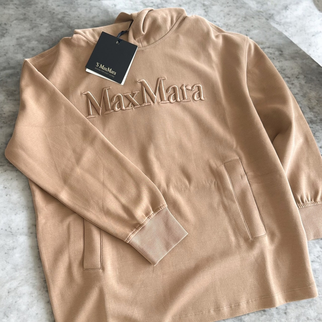 ＜S MAX MARA ＞ コットン ジャージー フーディ