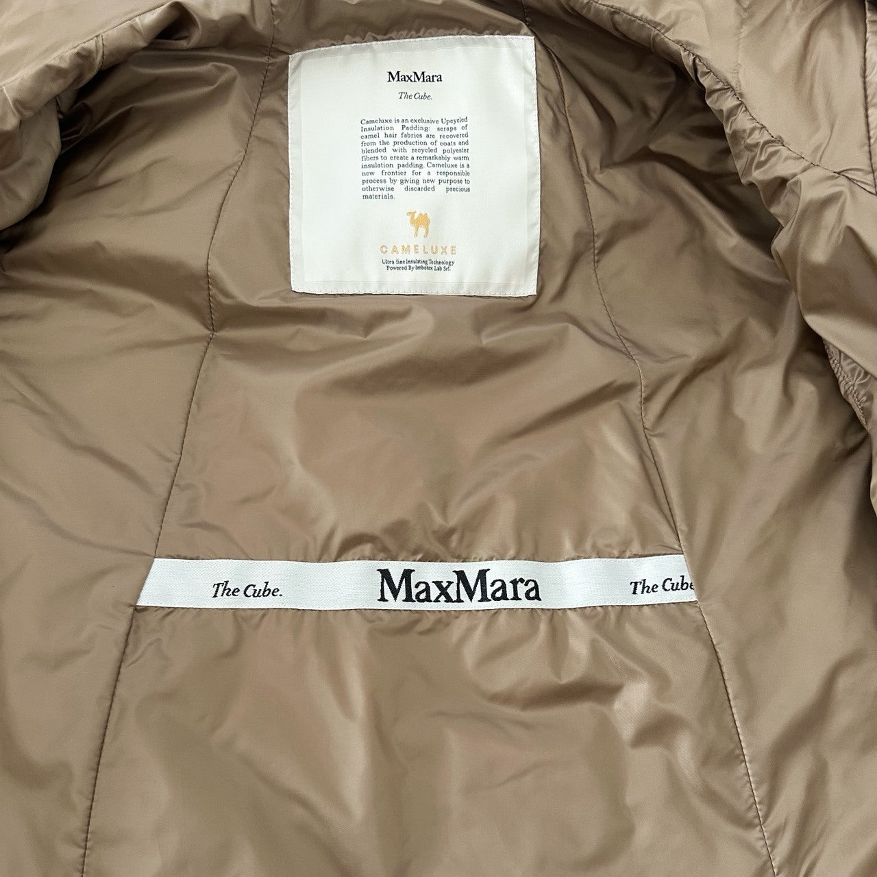 ＜MAX MARA THE CUBE ＞GREENGO テクニカル キャンバス ジレ