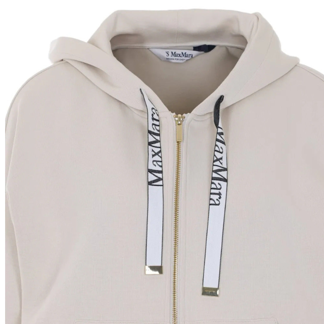 ＜S MAX MARA ＞ コットン ジャージー フーディ SMMJOUR