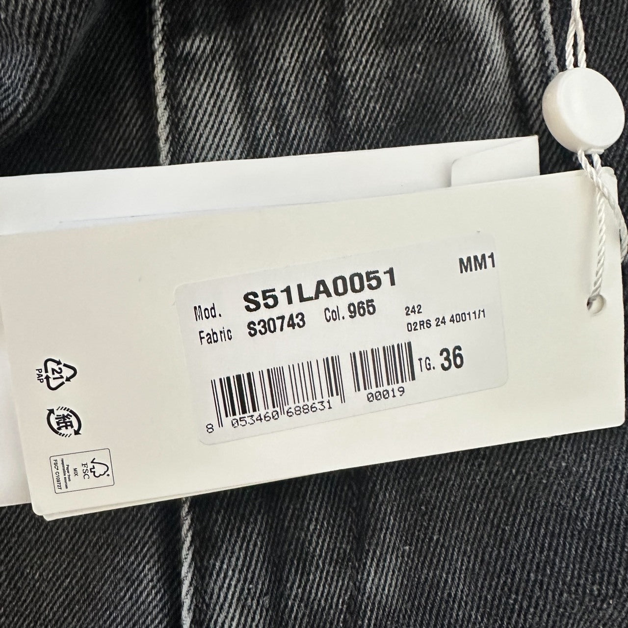 ＜Maison Margiela＞カットアウトジーンズ