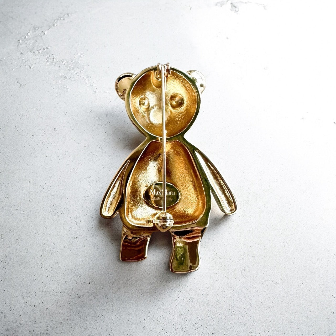 ＜MAX MARA ＞テディブローチ SHINY