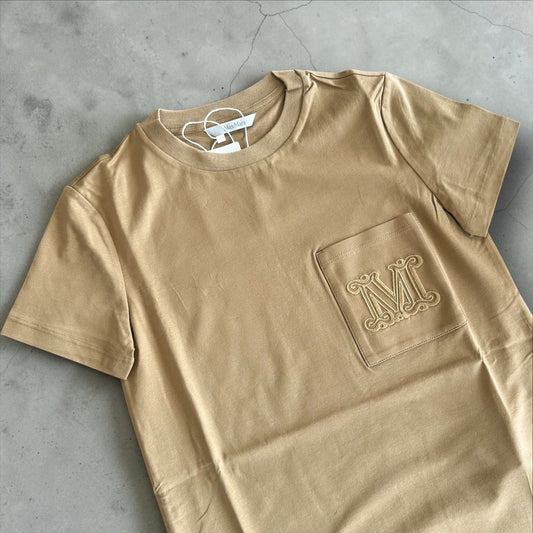 ＜MAX MARA ＞コットン ジャージー TシャツPAPAIA