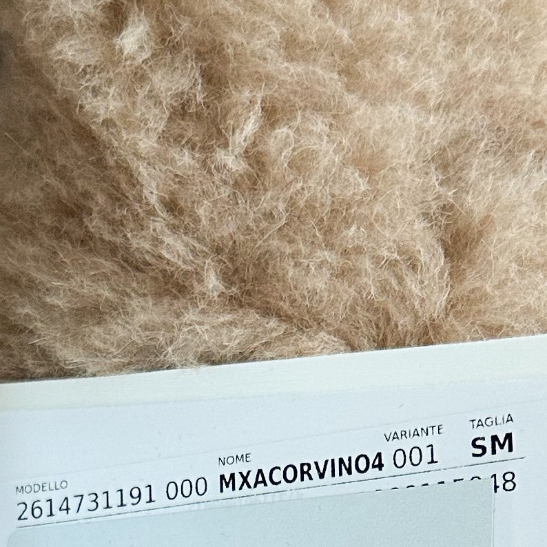 ＜MAX MARA ＞テディベアケープMXACORVINO4