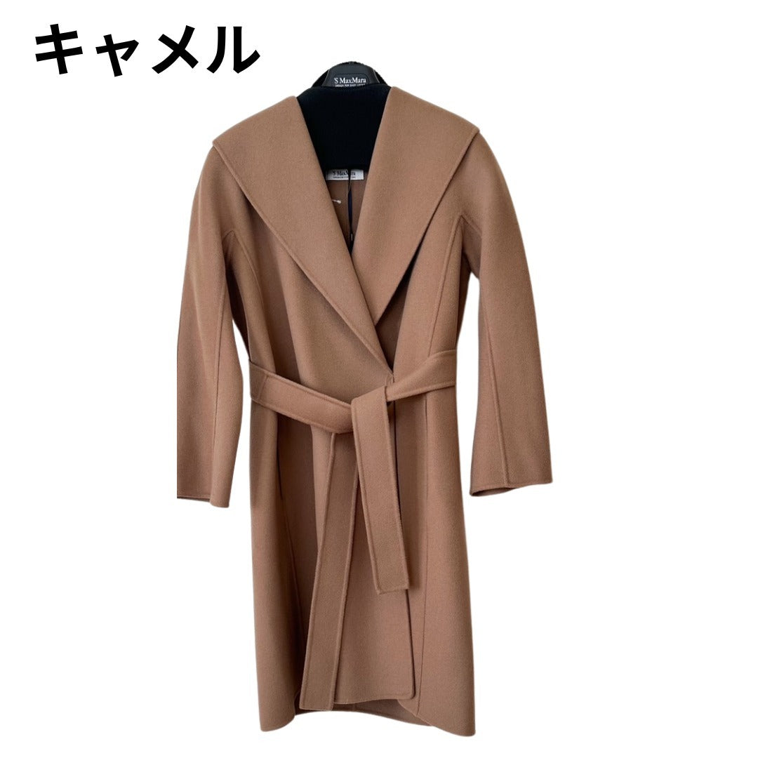 ＜S MAX MARA ＞ ヴァージンウール ダブルフェイス コートMESSI
