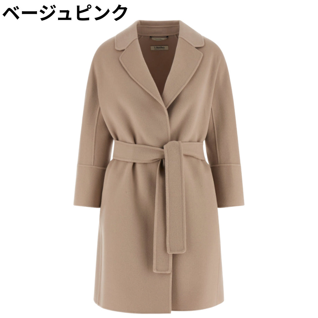＜S MAX MARA ＞ヴァージンウール ダブルフェイス コート　ARONA