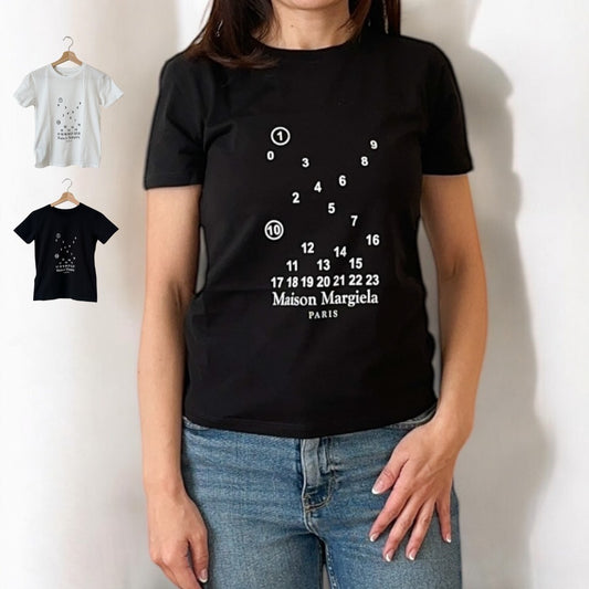 ＜Maison Margiela＞ナンバリングコットン Tシャツ