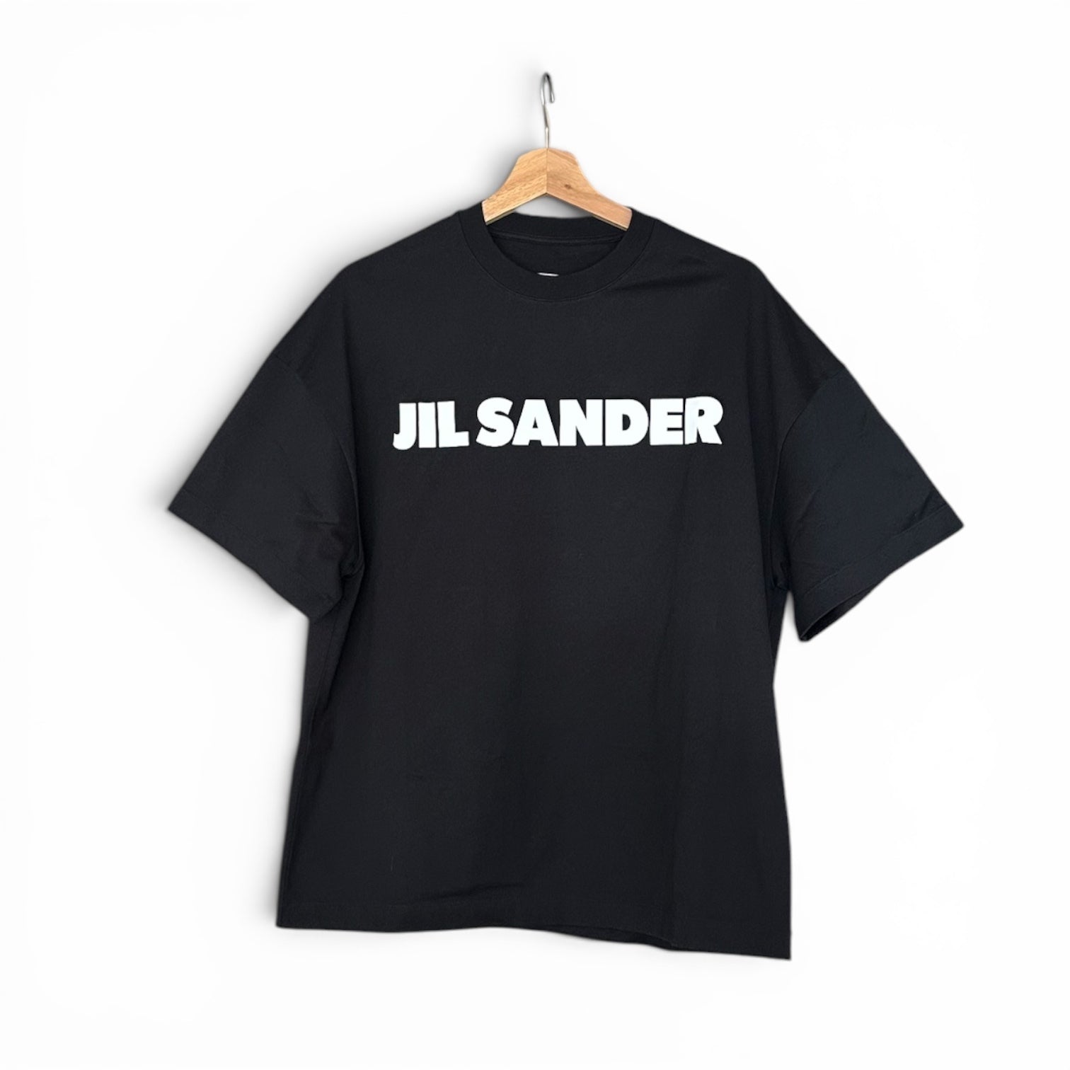 ＜Jil sander＞ロゴTシャツ-ブラック