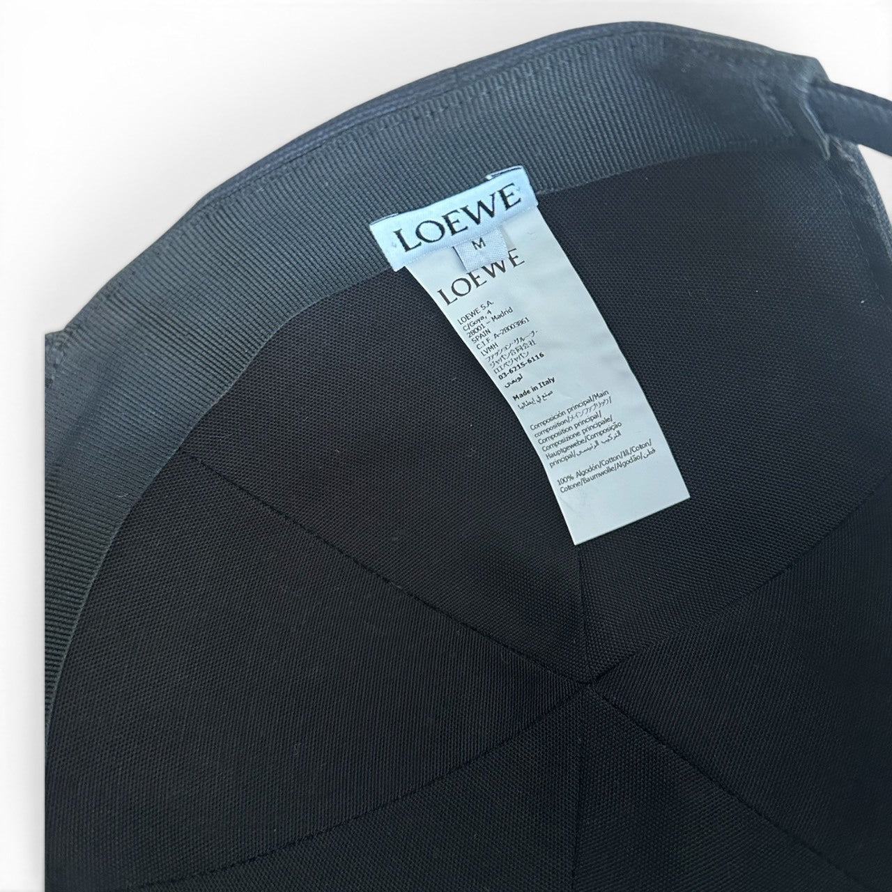 ＜LOEWE＞　ロエベ・パッチ キャップ